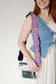 LSU Fully Beaded Scalloped Purse Strap