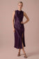 Jen Satin Midi Dress