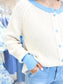 Ribbed Button Down Casual Cardigan