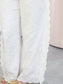 Eyelet Wide Leg Pants