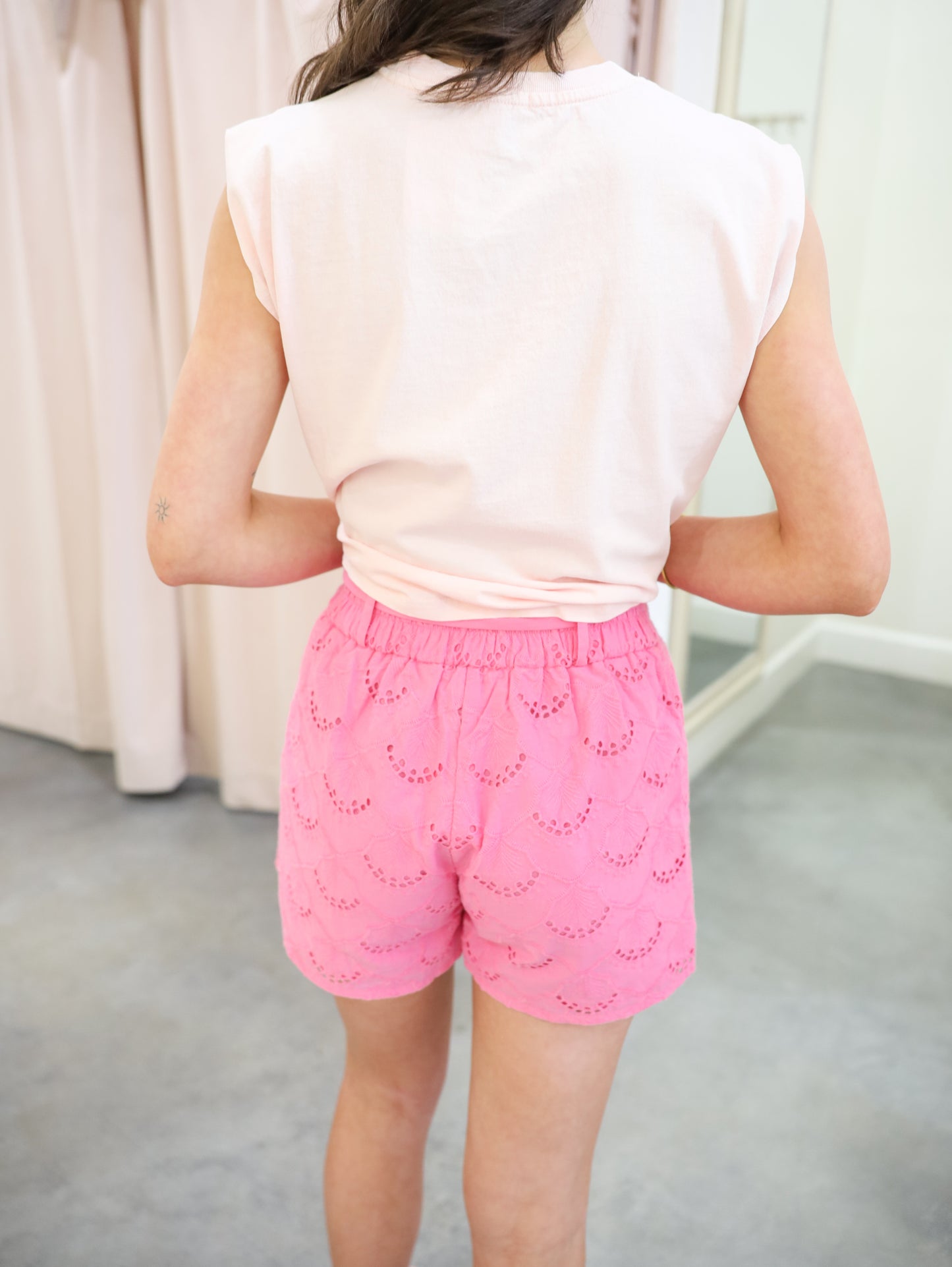 Sawyer Eyelet Tie Shorts