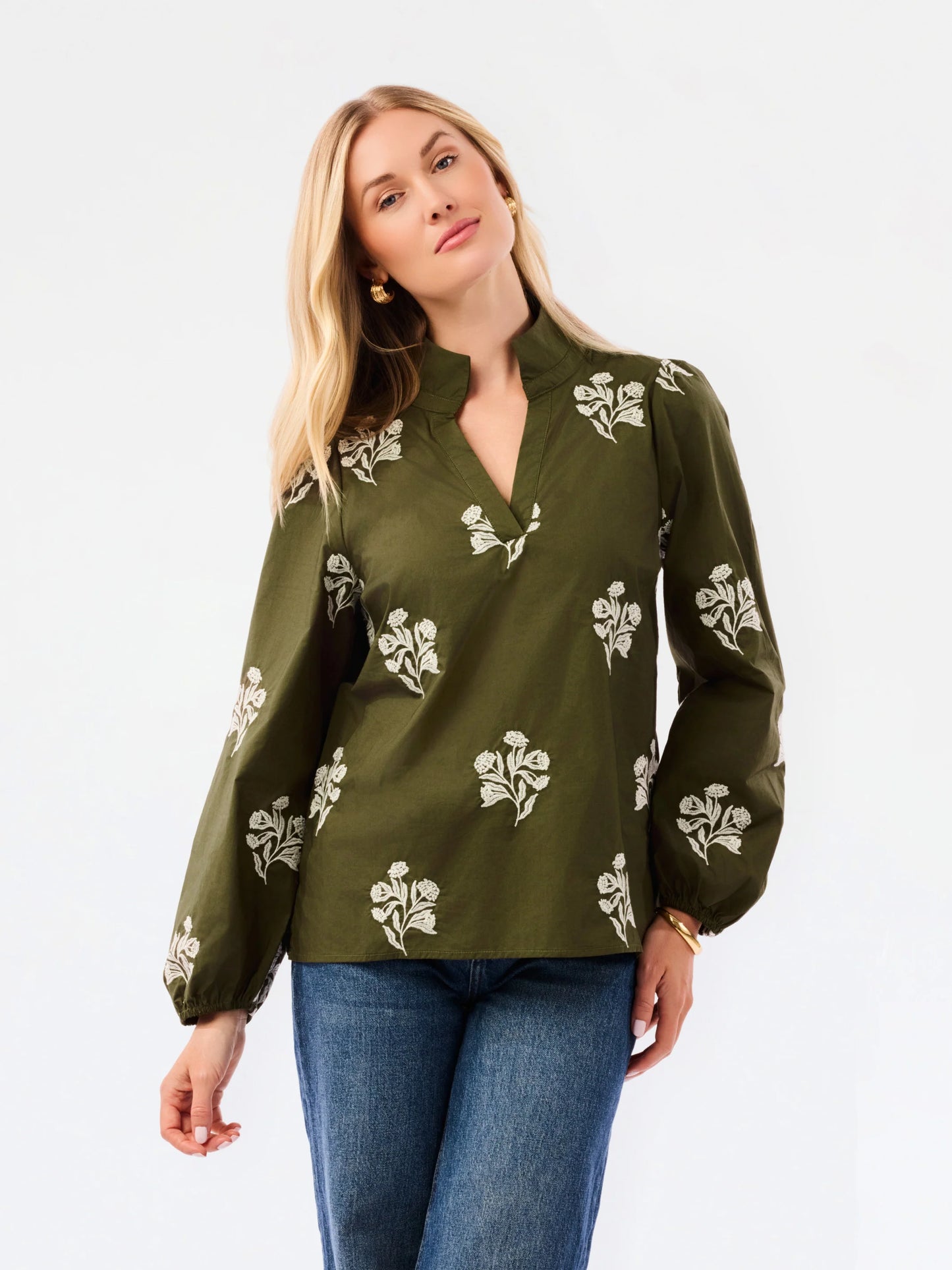 Kayla Embroidered Blouse
