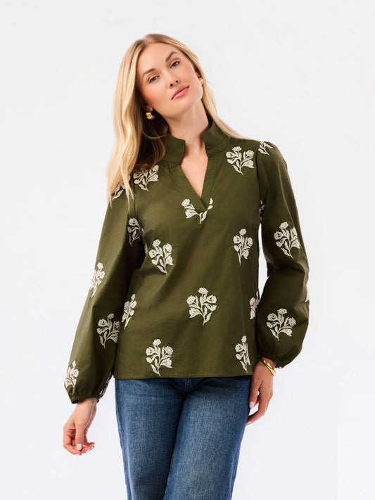 Kayla Embroidered Blouse