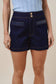Jolie Braided Denim Shorts