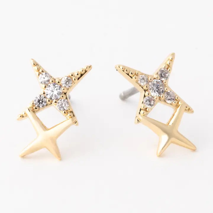 River Earrings Gold