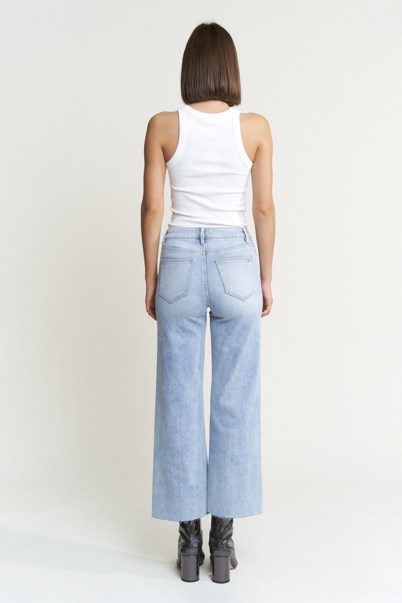 Adeline Raw Hem Denim