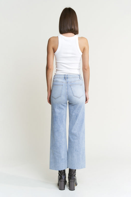 Adeline Raw Hem Denim