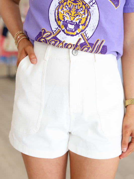 Norah Big Pocket Denim Short