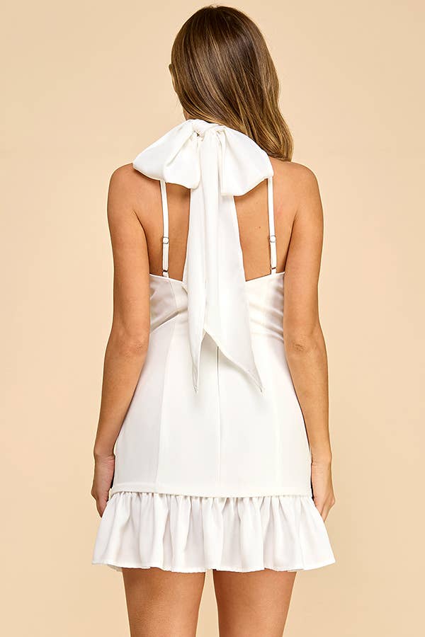 Halterneck Mini Dress