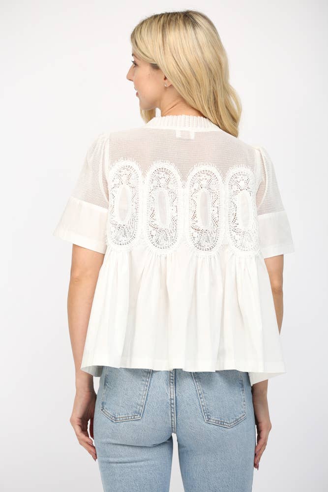 Elodie Mesh Top