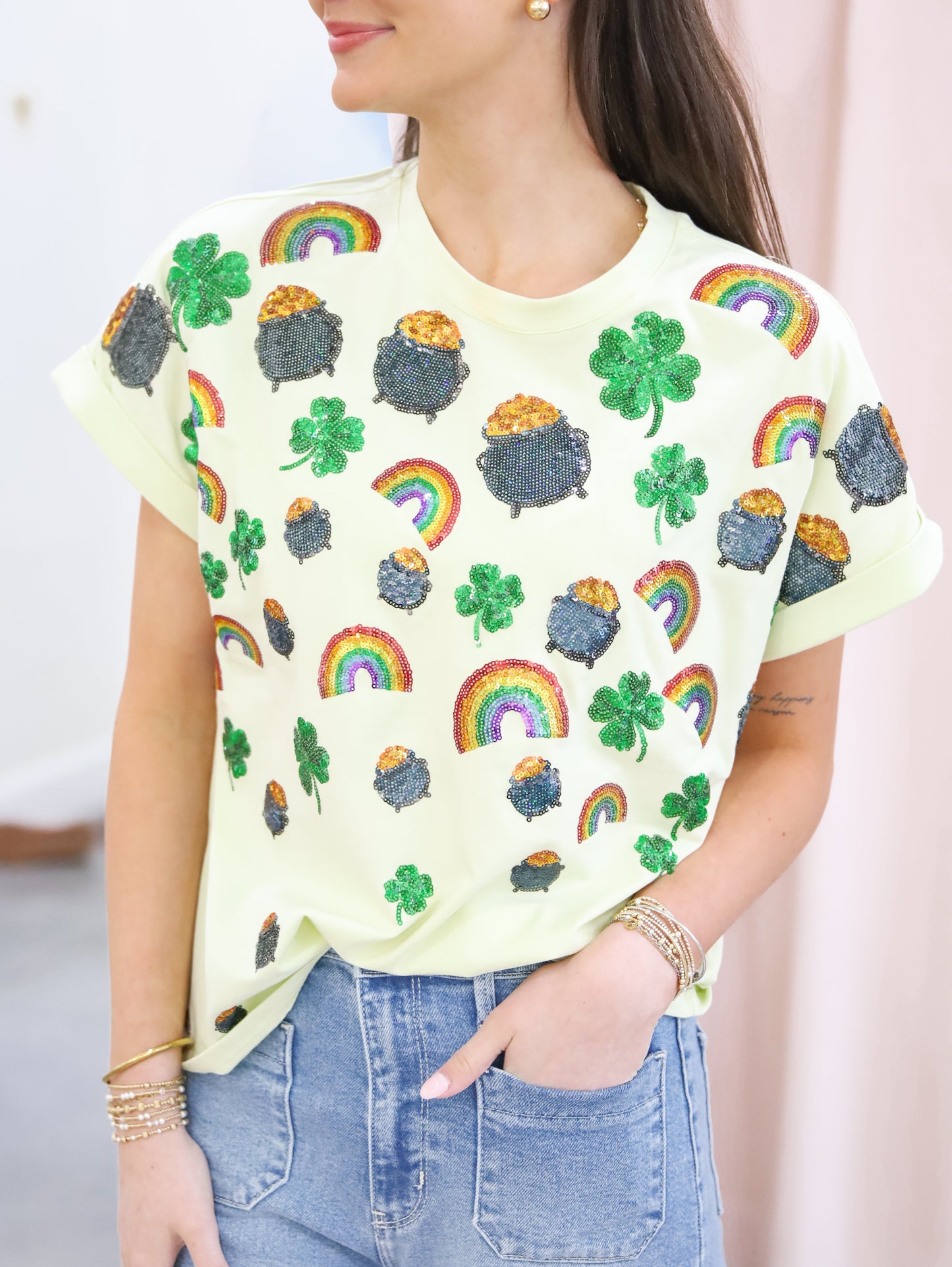 Scattered St. Patty's Lucky Charms Tee