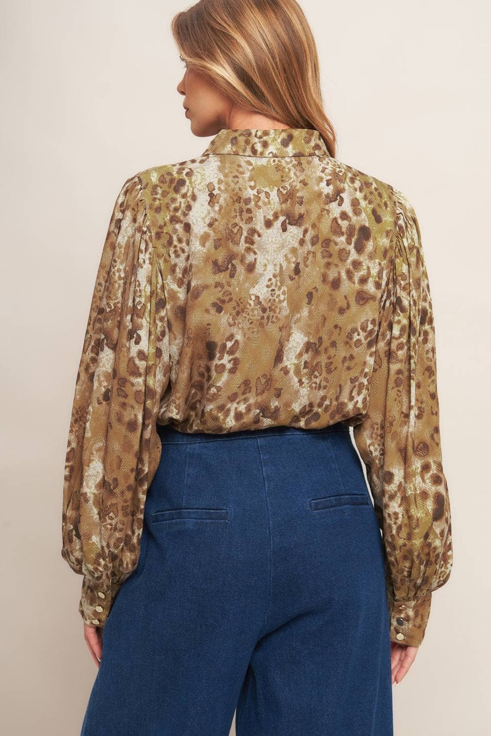 Karsen Animal Print Top
