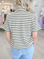 Krista Striped Scarf Top