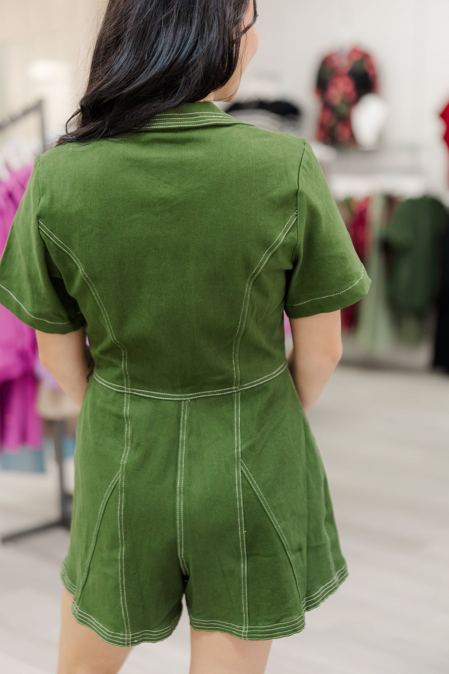 Collared Romper