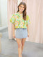 Rowan Floral Embroidered Trim Blouse