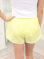 Lace Trim Running Shorts
