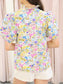 Angela Floral Puff Sleeve Top