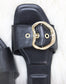 Wide Band Slide with Buckle