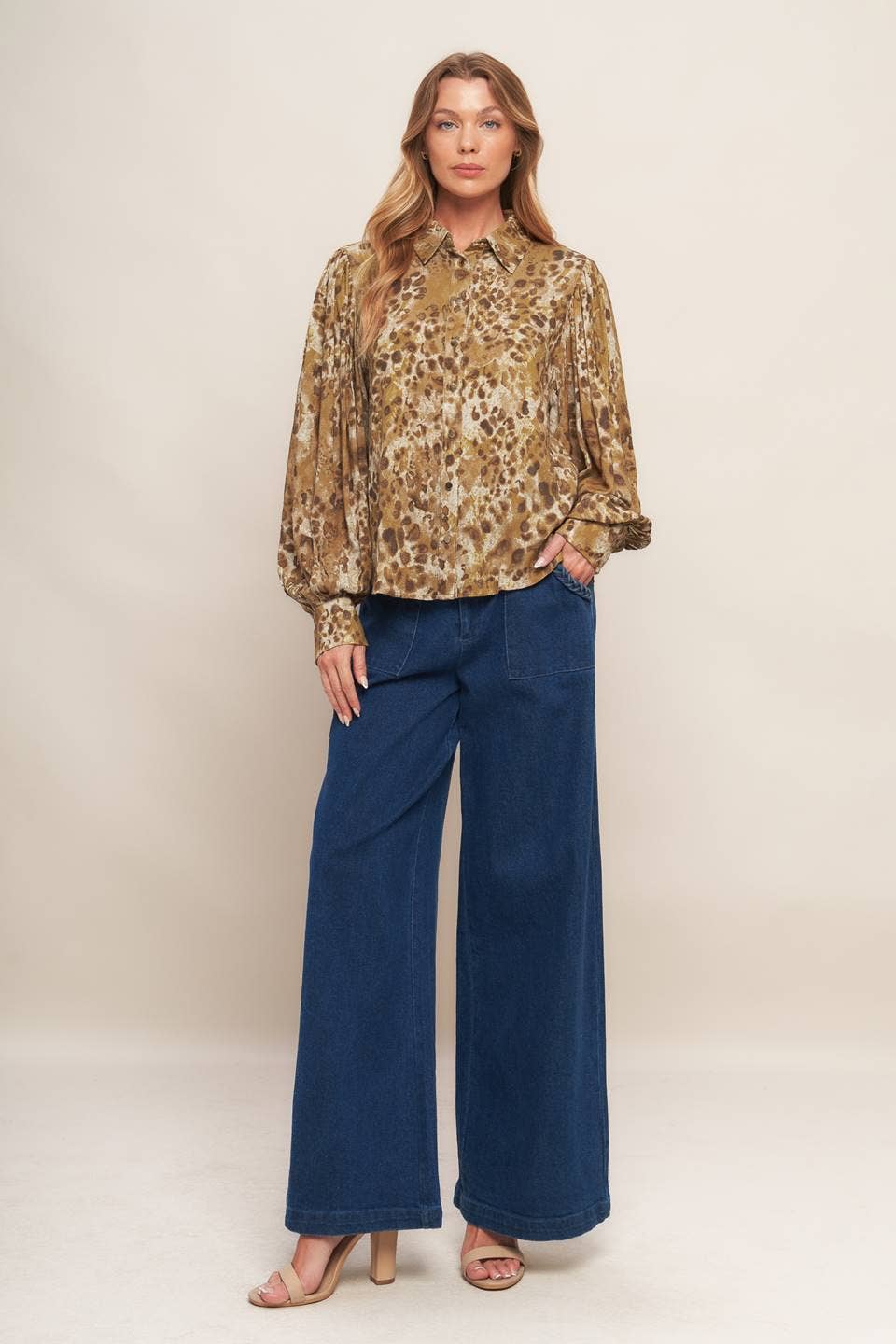 Karsen Animal Print Top