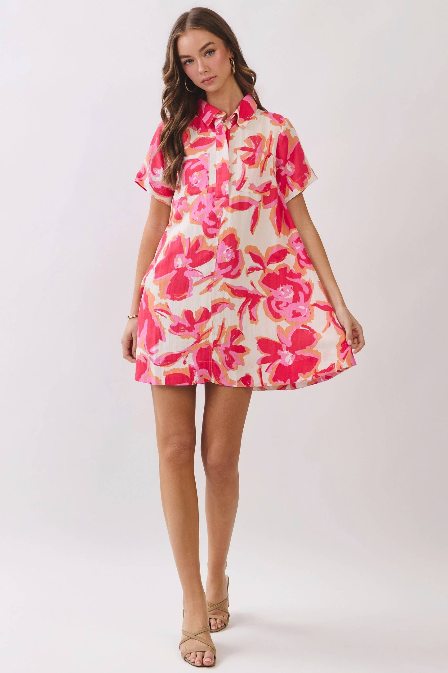 Marcela Floral T-shirt Dress