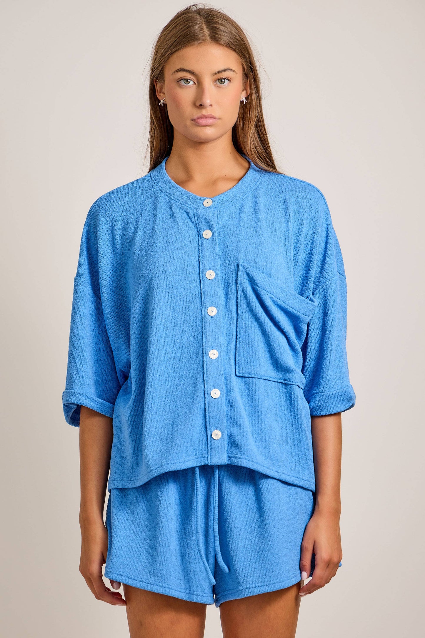 Cardigan and Short Set