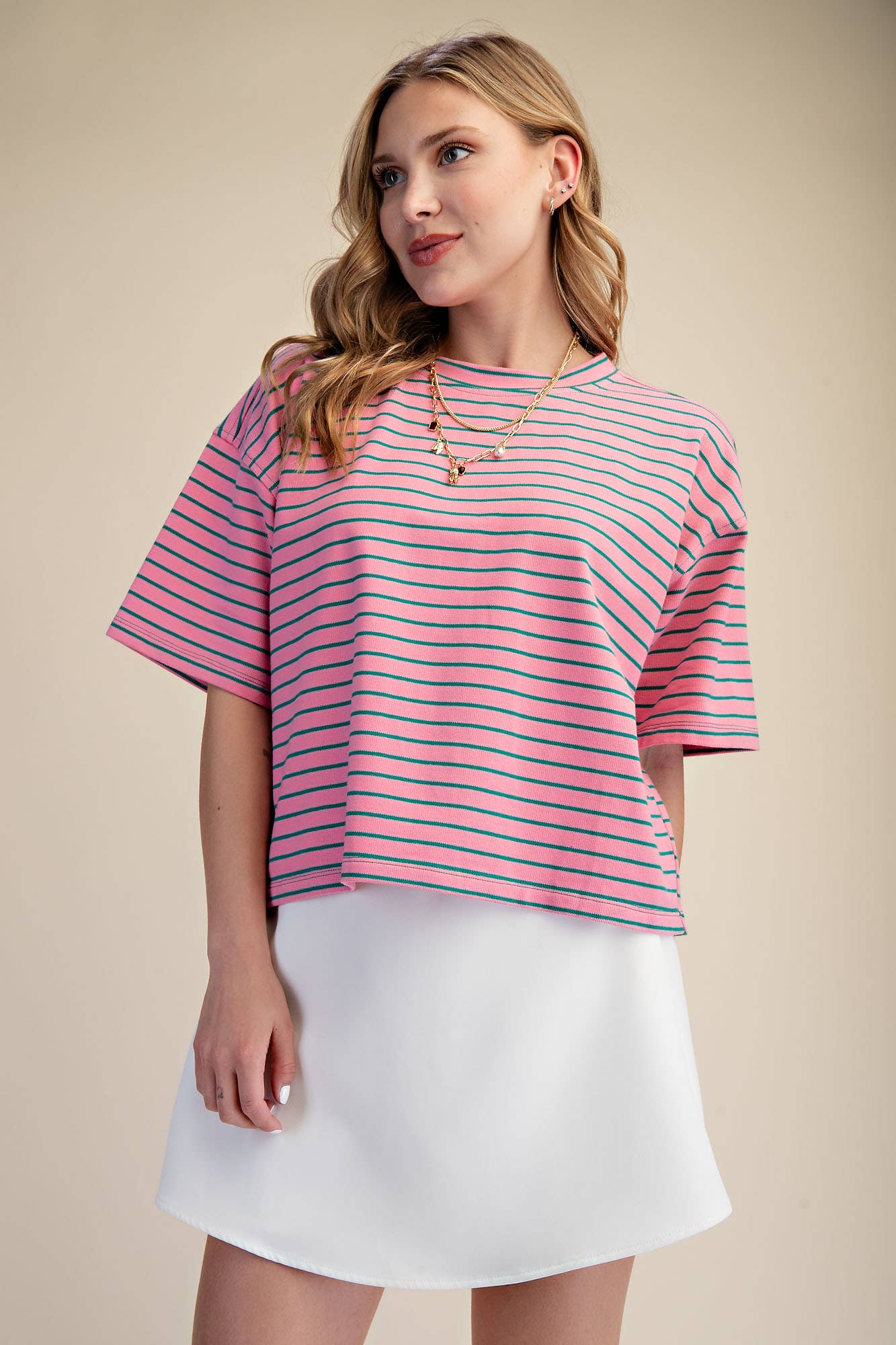 Nancy Striped Everyday Top