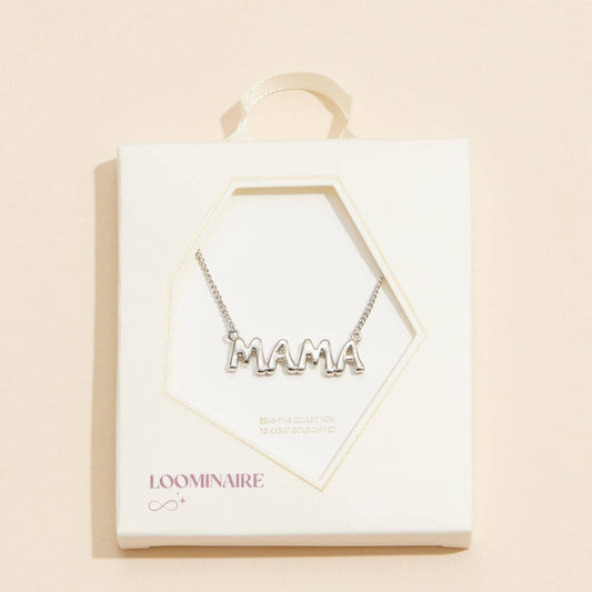 Bubble "MAMA" Necklace