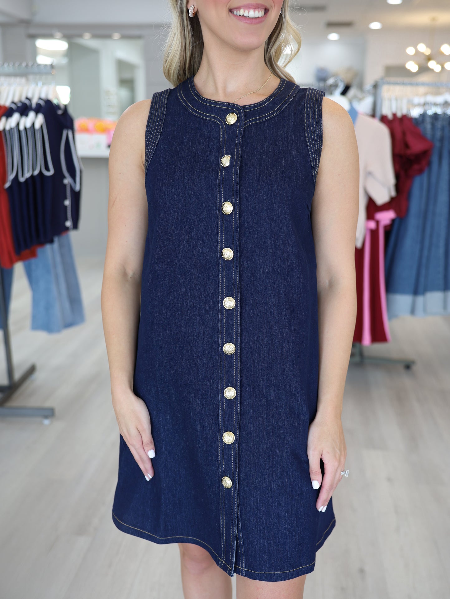 Haisley Mini Denim Dress