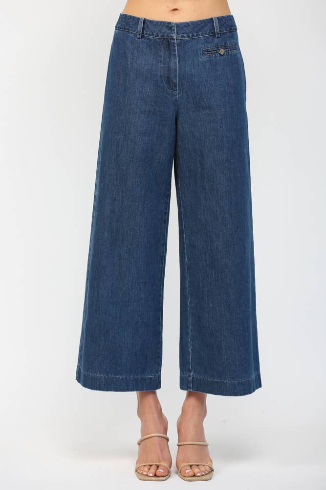 Prairie Cropped Denim Jeans