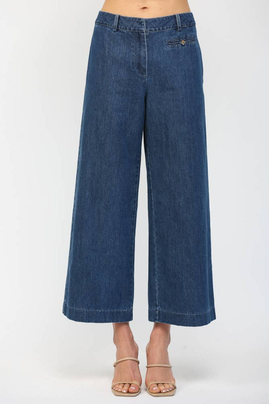 Prairie Cropped Denim Jeans