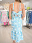 Floral Halter Two-Piece Set
