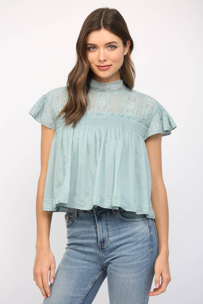 Lennox Ruffle Top