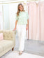 Georgia Floral Pintuck Puff Sleeve Blouse