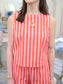 Aspen Striped Top & Shorts Set