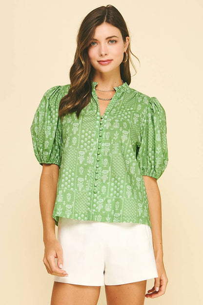Astra Floral Blouse