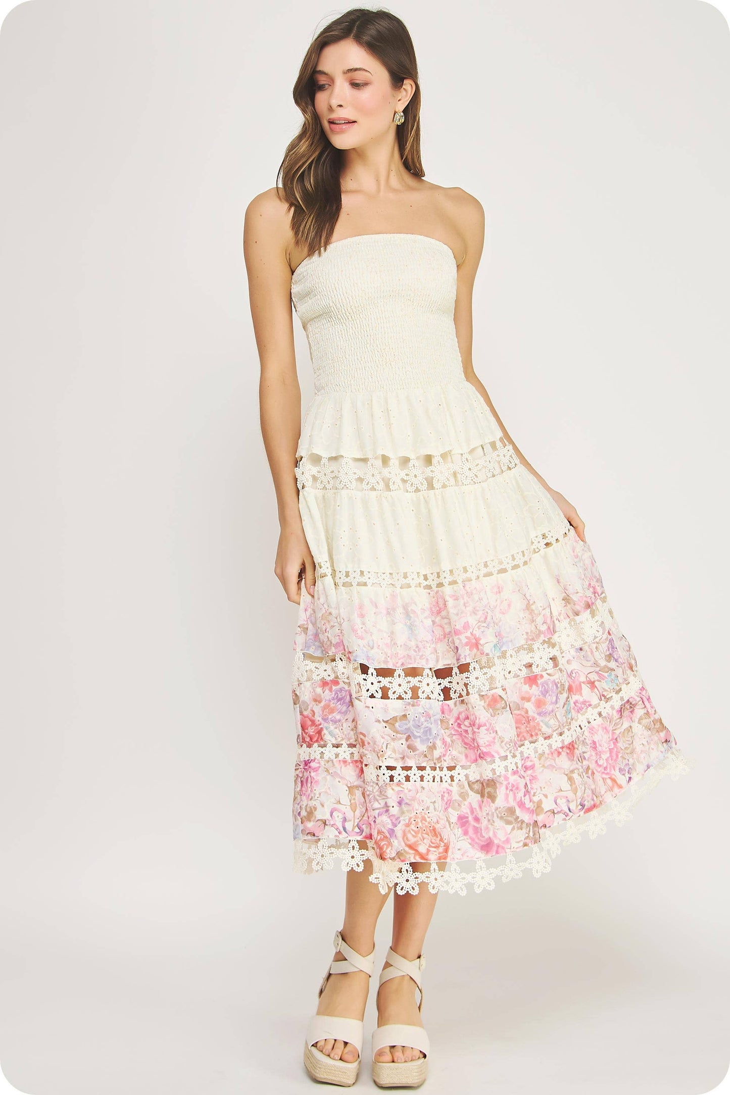 Camellia Eyelet Dress