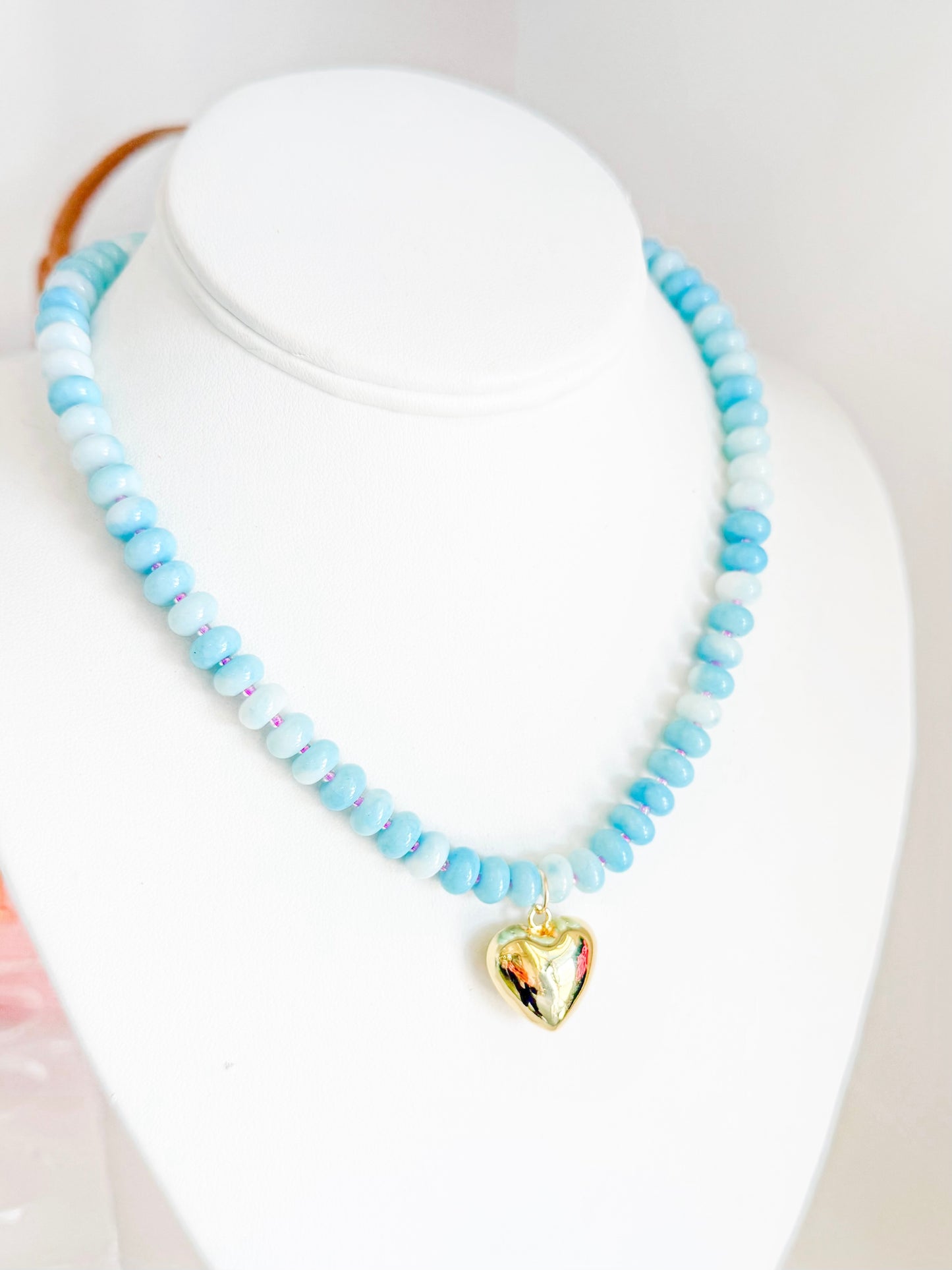 Heart Beaded Candy Necklace