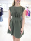 Veronica Pleated Mini Dress