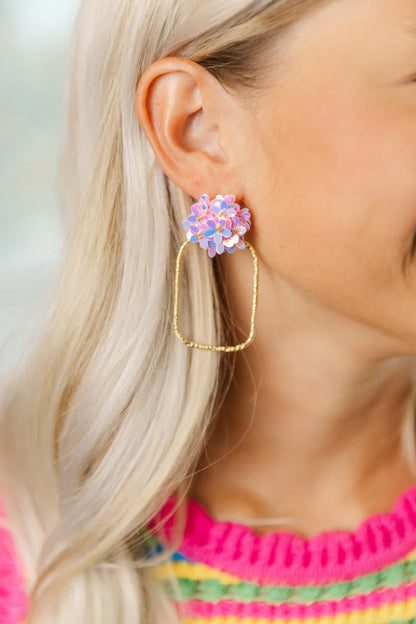 Flower Rectangle Hoops
