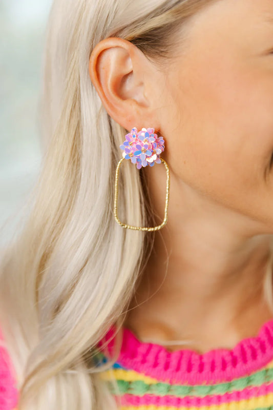 Flower Rectangle Hoops