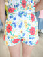Karrie Floral Pull-On Shorts