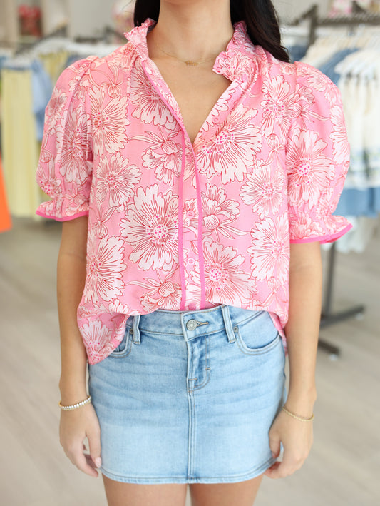 Blushing Bloom Top