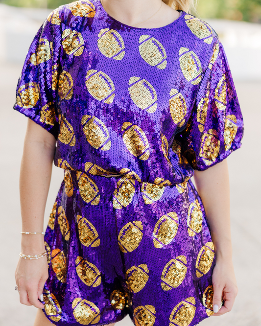 Football Sequin Set