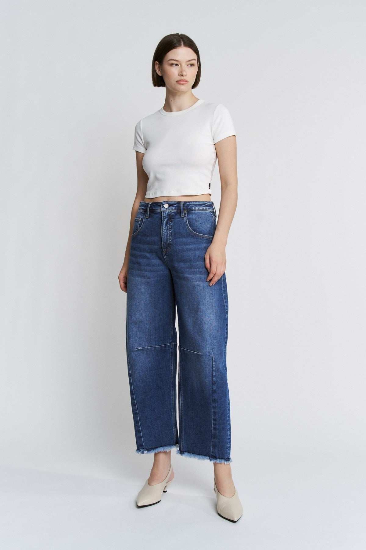 Super High Crop Barrel-leg - Tummy Tuck Adjustable