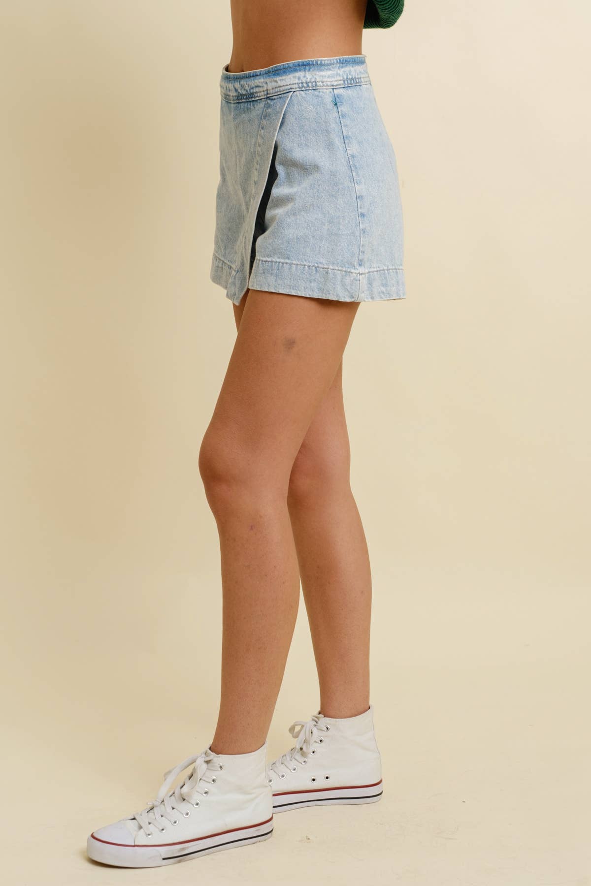 Dixie Denim Wrap Skort