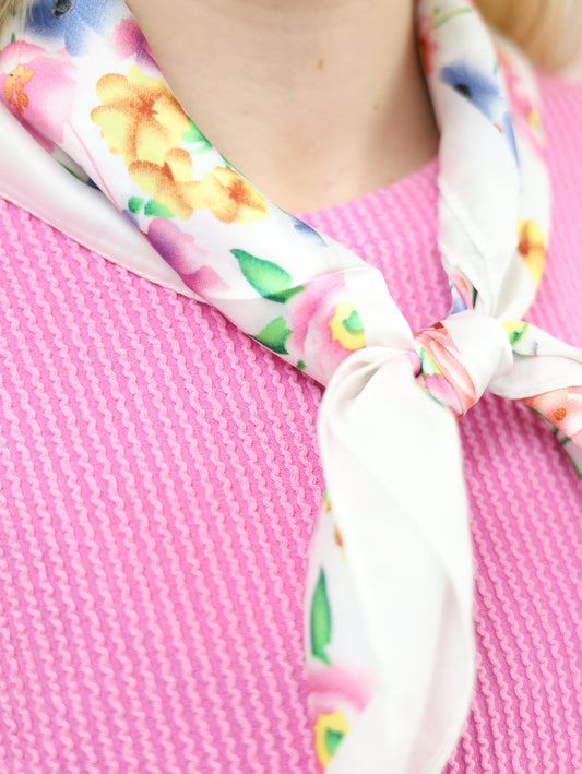 Floral Print Scarf