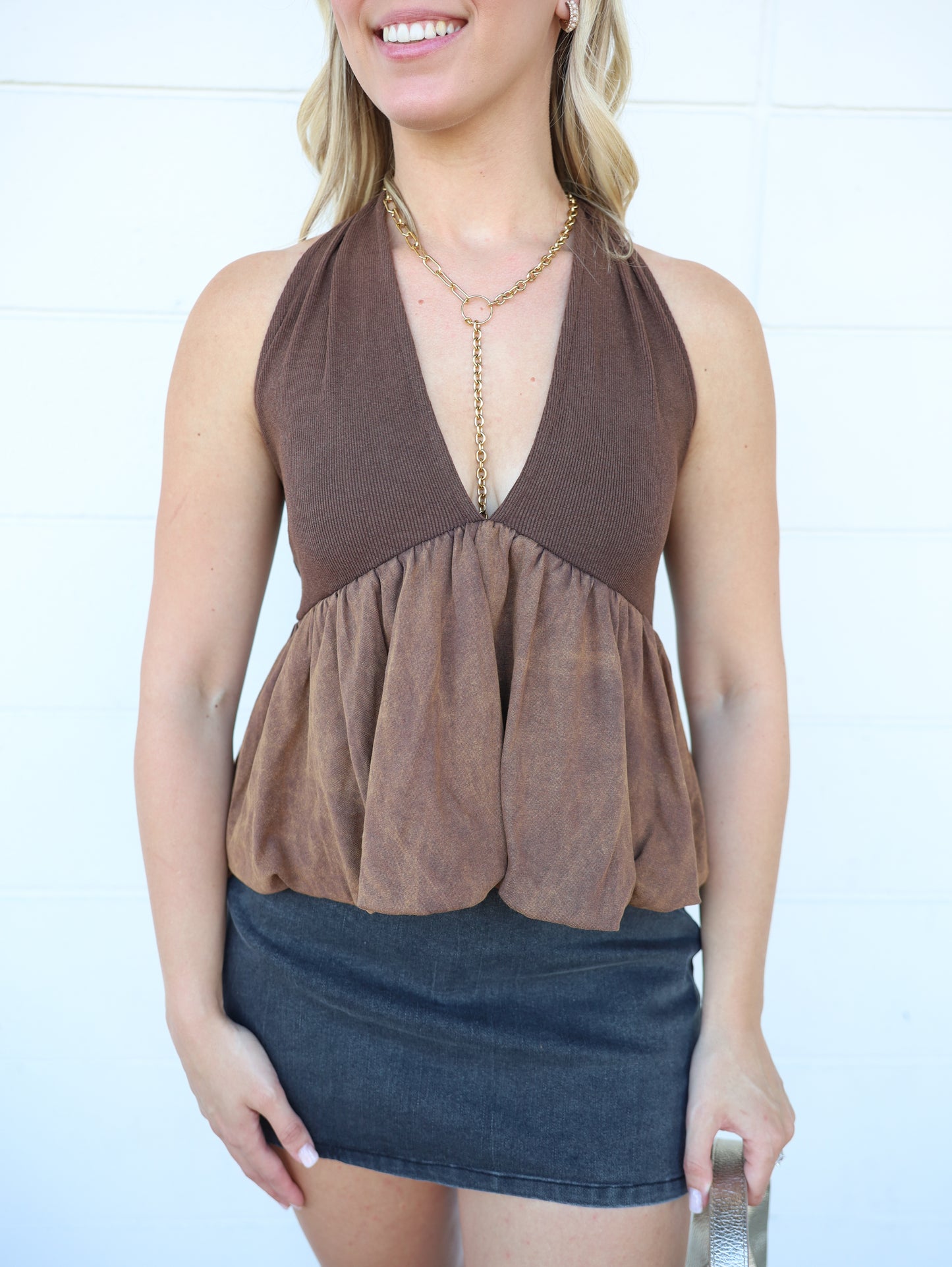 Macy Halter Top