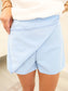 High Waisted Knit Skort