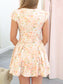Rosalyn Floral Cap Sleeve Mini Dress