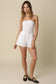 Kaya Strapless Belted Romper